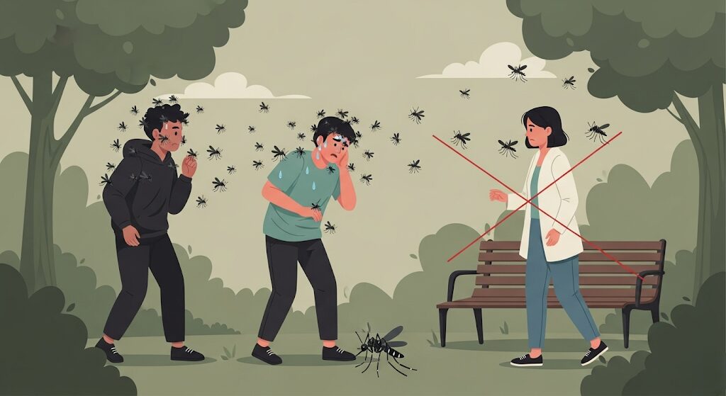 蚊に刺されやすい人の特徴とは？服装や匂いに注意