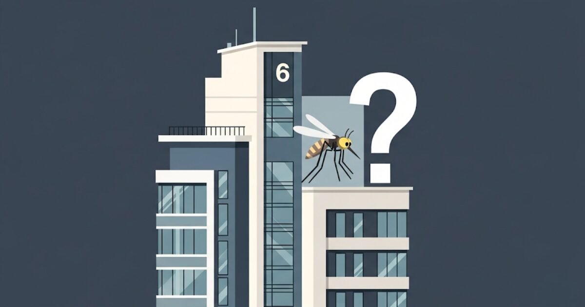 マンション6階の蚊はどこから？原因と対策を徹底解説