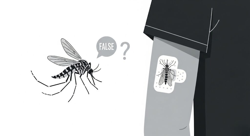 虫除けパッチは蚊に効かない？その噂の真相を徹底解明