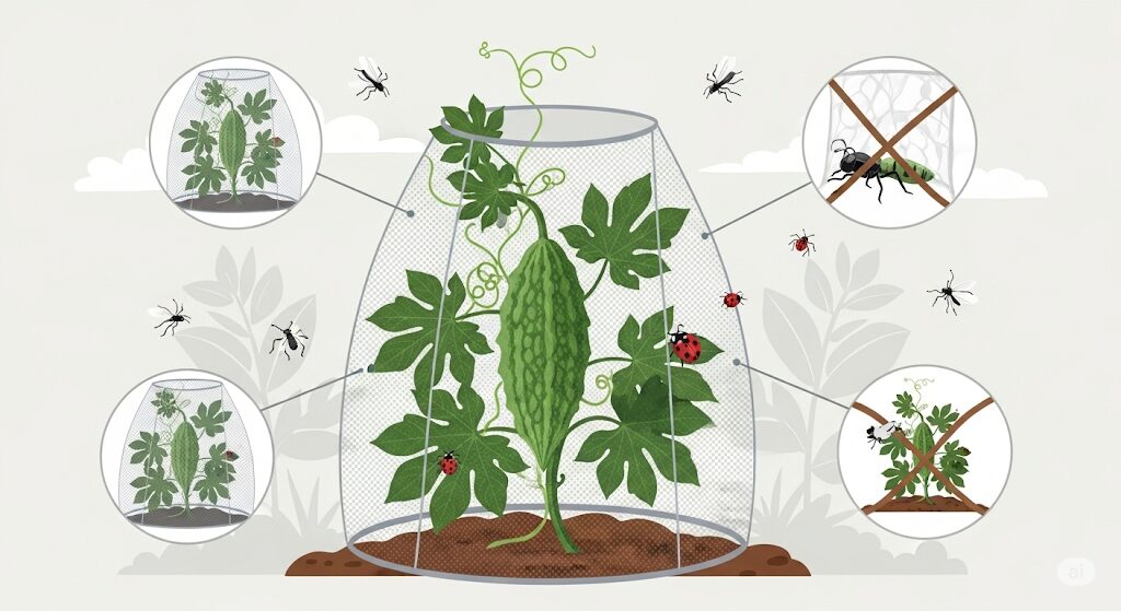 【ゴーヤの害虫】ウリノメイガへの防除対策
