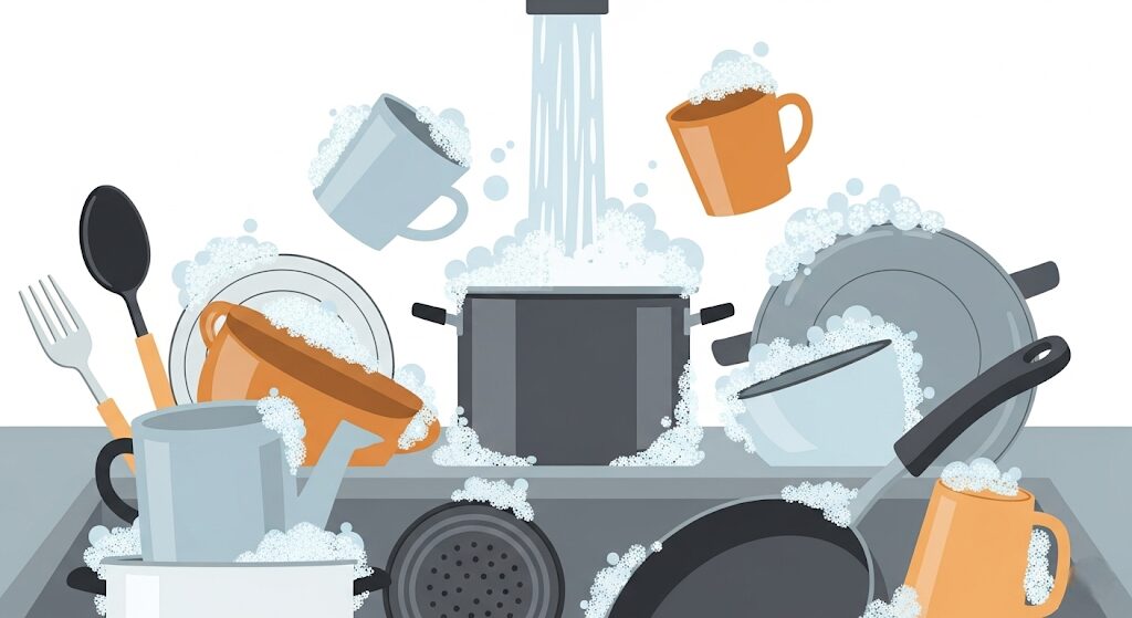 バルサン後、食器や調理器具はどこまで洗えば安心？
