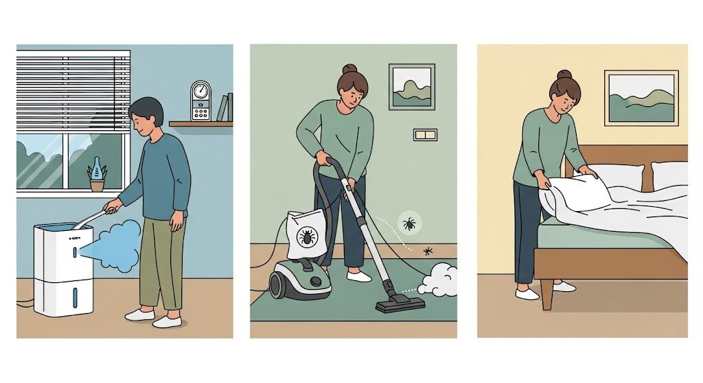もう繰り返さない！ダニの発生を抑える予防策