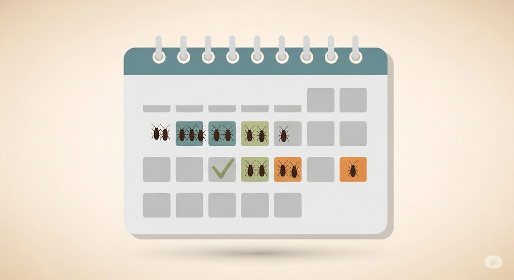 対策後、ゴキブリは何日でいなくなりますか？効果の目安